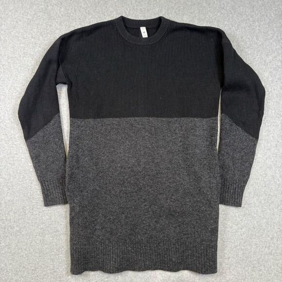 Lululemon Restful Intention Sweater Size S Black Heathered Core Dark Grey 25632 - Picture 1 of 8